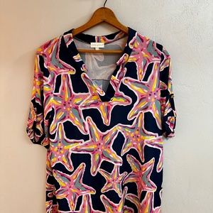 Simply Southern Women's Tunic style 3/4 sleeve blouse, Size: S